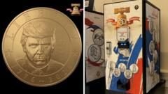 Watch: Trump $1 commemorative coin goes on sale